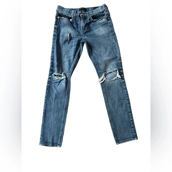 Bullhead Distressed Stacked Skinny Jeans Mens Size 29X30 - Picture 1 of 4